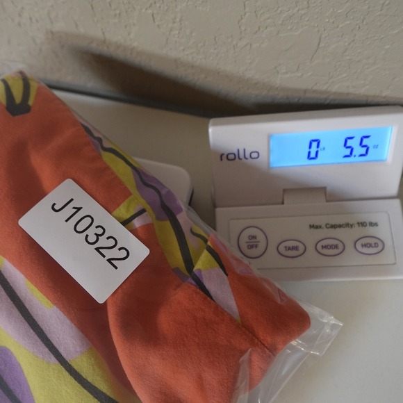 Farm Rio Dress Womens Large Orange Banana Wrap Mini V-Neck Tropical Sleeveless - Picture 9 of 9